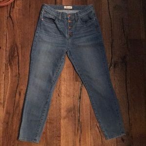 Madewell high rise jeans